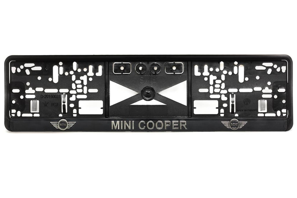 Mini Cooper 3D nápis podložky pod ŠPZ