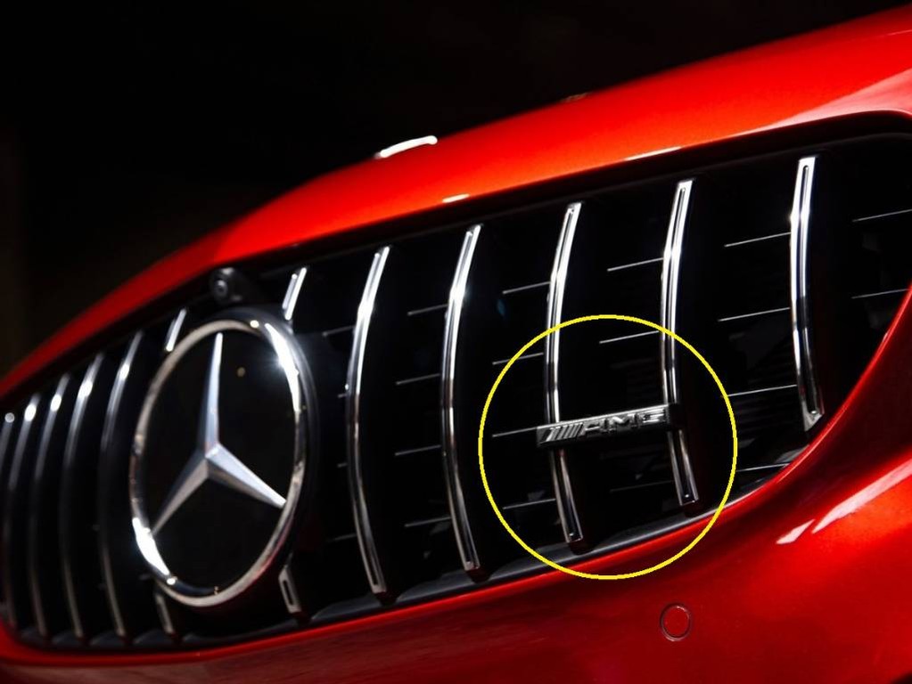 AMG Mercedes znak do masky NOVÝ